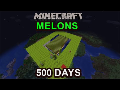 Insane Melon Farming for 500 Days!