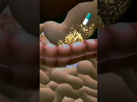 Capsule Dissolving in Body - #shorts