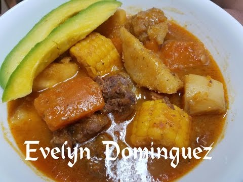 Como hacer un delicioso Sancocho (Ajiaco) con Carne de Res