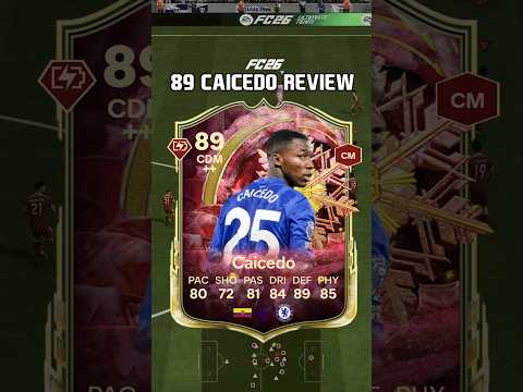 89 Caicedo Review in FC 26, L PS+ but good anyway 🙌 #shorts #caicedo #winterwildcards #fc26 #sbc
