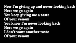 Bullet for My Valentine - Venom (song) (lyrics on screen)