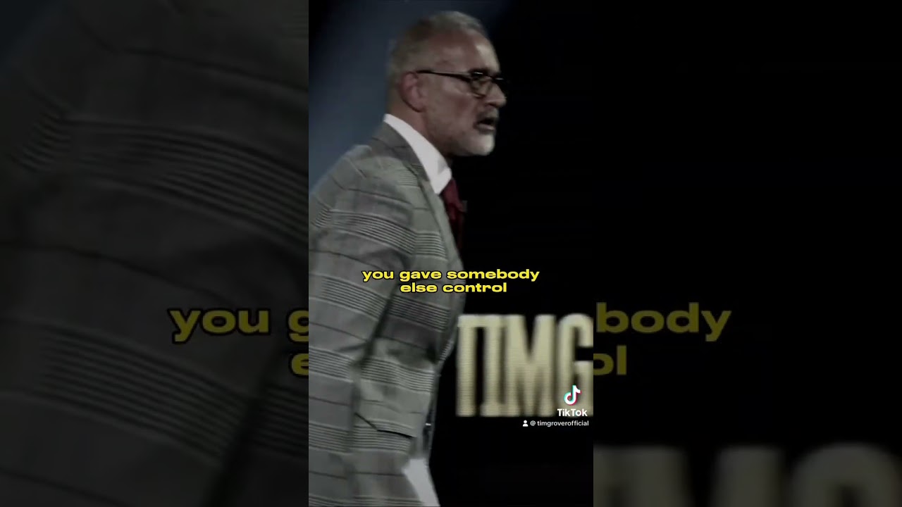 What do you control, and who is controlling you?Don’t be the assistant manager of your own life.