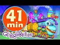 I've Been Working On The Railroad | 16  Nursery Rhymes | GiggleBellies