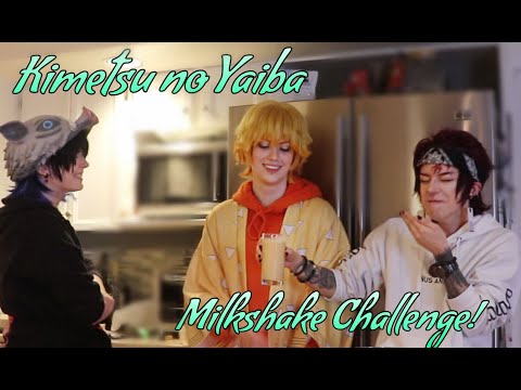 WE'RE BACK!!! | The Milkshake Challenge! | Kimetsu no Yaiba {Demon Slayer}