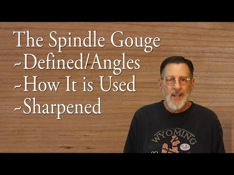Spindle Gouges:  Correct Angles-Sharpening and Turning   with Sam Angelo