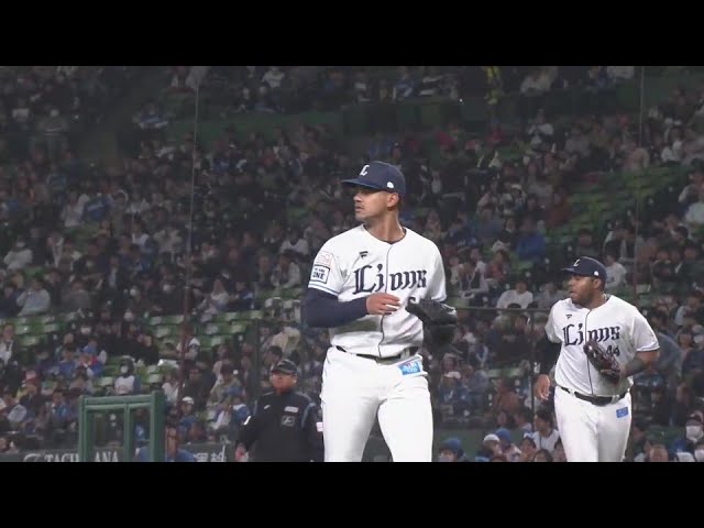 【9回表】ライオンズ・アブレイユ サヨナラ勝ちを呼び込む剛球で来日初勝利!!  2024年5月1日 埼玉西武ライオンズ 対 北海道日本ハムファイターズ