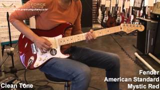 Video thumbnail for Fender American Standard Mystic Red Demo by Music Force by Music Force Official