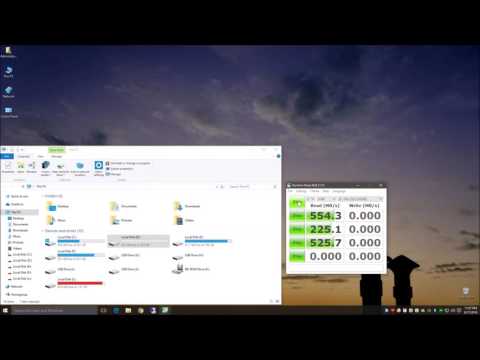 Kingston SSDNOW UV400 CrystalDiskMark benchmark