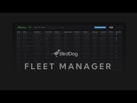 BirdDog Fleet Manager