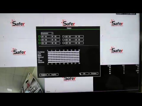 Meniu Dvr Tribird HDCVI de la Safer