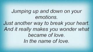 Roberta Flack - In The Name Of Love Lyrics