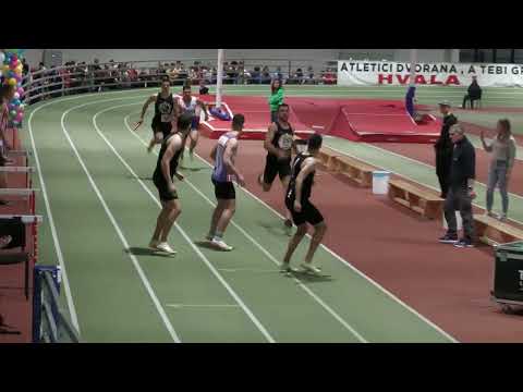4x200m SENIORI [M], III. skupina, hrv. rekord Agrama - Dvoransko prvenstvo Hrvatske u štafetama 2023