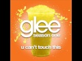 Glee - U Can't Touch This [LYRICS] 