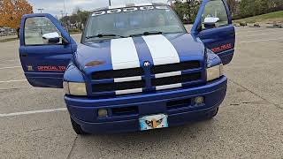 1996 Dodge Ram Indy Special Edition Start-up and Rev