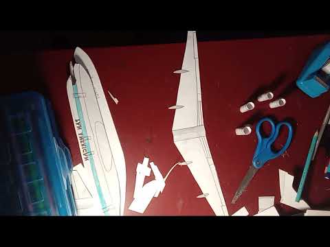 Making Pan American Airways Boeing 707-121 (PA-214) time lapse