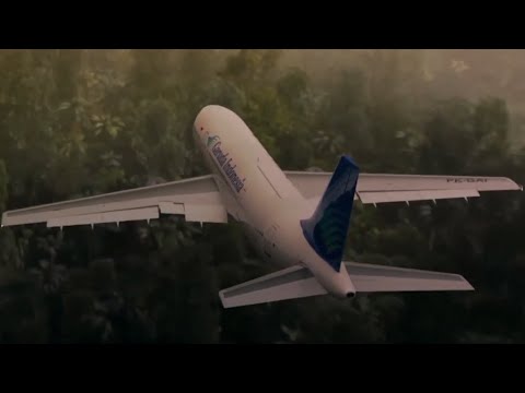 Garuda Indonesia Flight 152 - Crash Animation