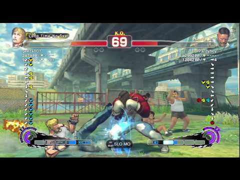 SSF4 AE: geeza101 (Cody) vs Pardyboy (Dudley)