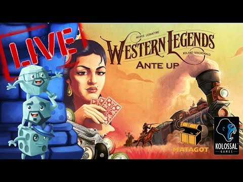 Live Dice Tower Play-through - Western Legends: Ante Up