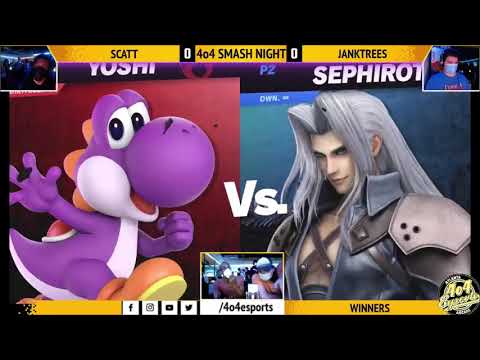 SSBU - 4o4 Smash Night 8 - JankTrees (Yoshi) vs MVG| ScAtt (Sephiroth) - Winners Round 3