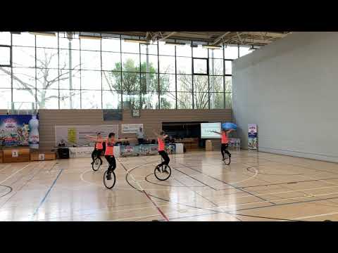 Baden Württembergische Meisterschaft 2019 4er Einrad Juniorinnen Ludwigsburg