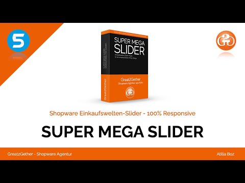 Super Mega Slider - Shopware Slider für Einkaufswelten, Anleitung