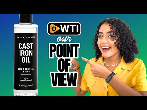 Caron & Doucet - Cast Iron Seasoning & Cleaning Oil | 100% Plant-Based & Food Grade! | Best for Seasoning - WTI product video review
