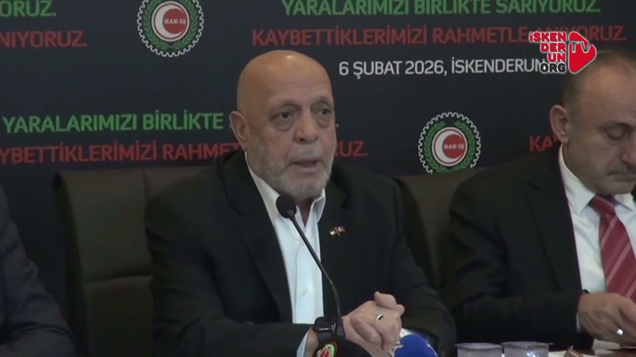 HAK-İŞ’ten İskenderun’da 6 Şubat anma programı…