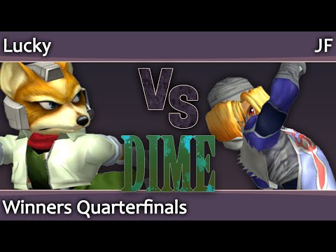 DIME13 Melee - Lucky (Fox) vs JF (Sheik) - Winners Quarterfinals