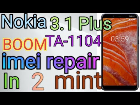 Nokia 3.1 Plus (TA-1104) imei repair