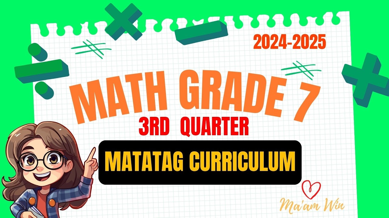 3RD Quarter  Math Class- Grade 7 ||MATATAG CURRICULUM||
