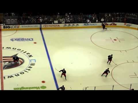 Columbus Blue Jackets Opening Night 2013 Pregame Skate