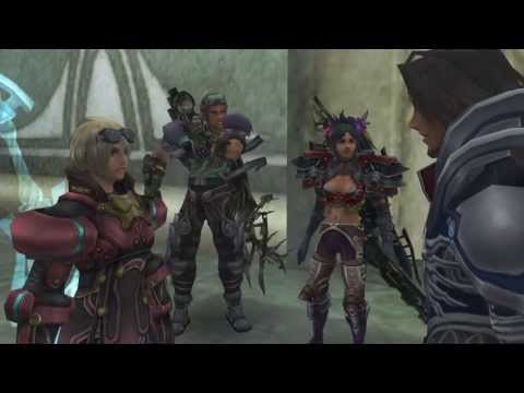 (Wii) Xenoblade Chronicles HD Cutscene 045d - Atop the Sororal Statues - ENGLISH