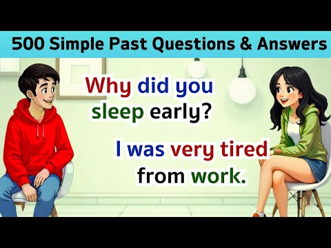 Past Tense Practice| English Conversation Practice for Beginners | Learn English