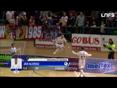 Gol Javi Alonso (5-5) Naturpellet Segovia - Movistar Inter. J23, 1Div. LNFS
