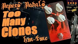 Video thumbnail for Pepers' Pedals HM-TMC [Too Many Clones] vs. Boss HM-2 by HM2 CULT
