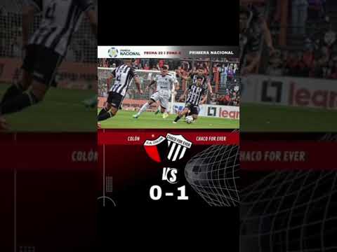 Chaco For Ever dio el golpe en Santa Fe tras vencer 1-0 a Colón en el Brigadier López. 😱