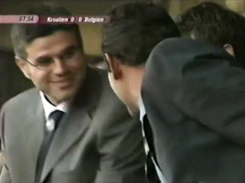 Eliminatorias Mundial 2002: Croacia 1-0 Bélgica (06/10/2001). Narración en alemán.