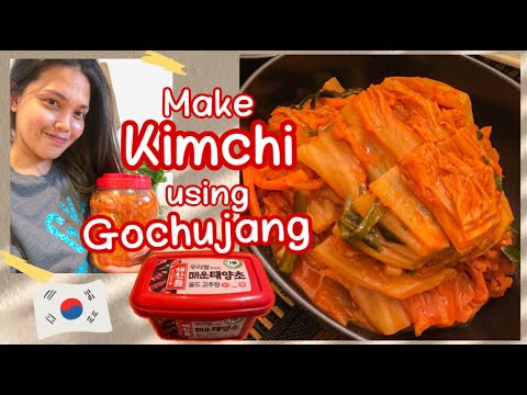 How to make KIMCHI using Gochujang red pepper paste || Aabbyy Perez