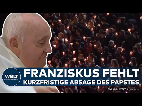 VATIKANSTADT: Vorsichtsmaßnahme! Papst-Kreuzweg in Rom fand ohne Papst-Franziskus statt