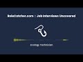 Zoology Technician Job Interviews Uncovered