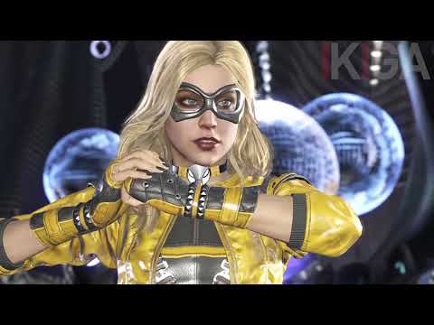 BLACK CANARY ALL MIRROR MATCH DIALOGUES & VICTORY ANIMATION WINNING POSE - INJUSTICE 2 2020
