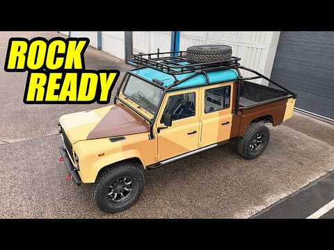Fitting rock sliders and a roof rack to the Defender and more! Thumbnail