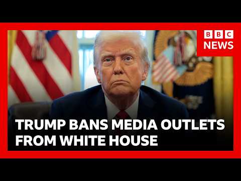Trump bans CNN and Politico from White House for reporting 