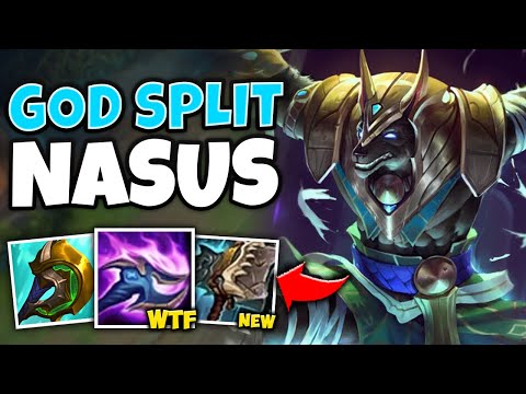 WTF?! NEW SPLIT PUSH ITEM MAKES NASUS DESTROY TOWERS IN SECONDS - League of Legends