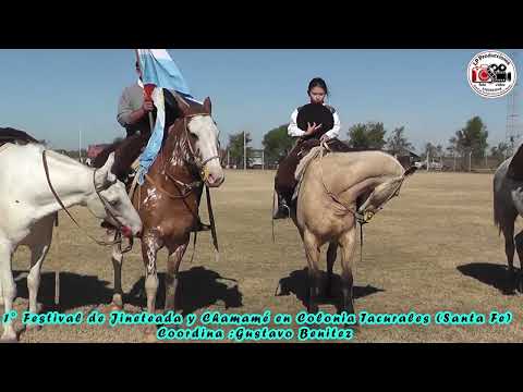 1° Festival de Jineteada y Chamame en colonia tacurales