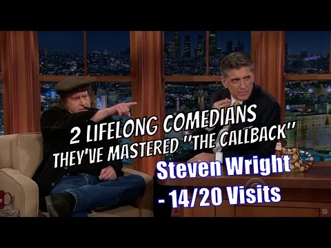 Steven Wright - When Comedians Meet, Weird Comedians - 14/22 Visits In Chronological Order