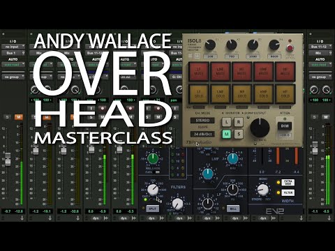 Andy Wallace Drum Overhead Masterclass, Using Phase to Enhance your Stereo Spectrum