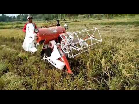 UJI COBA MESIN PANEN