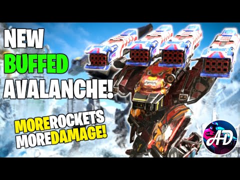 ROCKETS RAIN! BUFFED AVALANCHE BEHEMOTH Gameplay After Update 6.3 | War Robots Mk2 WR Gameplay