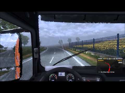 Euro Trucking Simulator 2 Time Lapse (Poland to the Czech Republic)